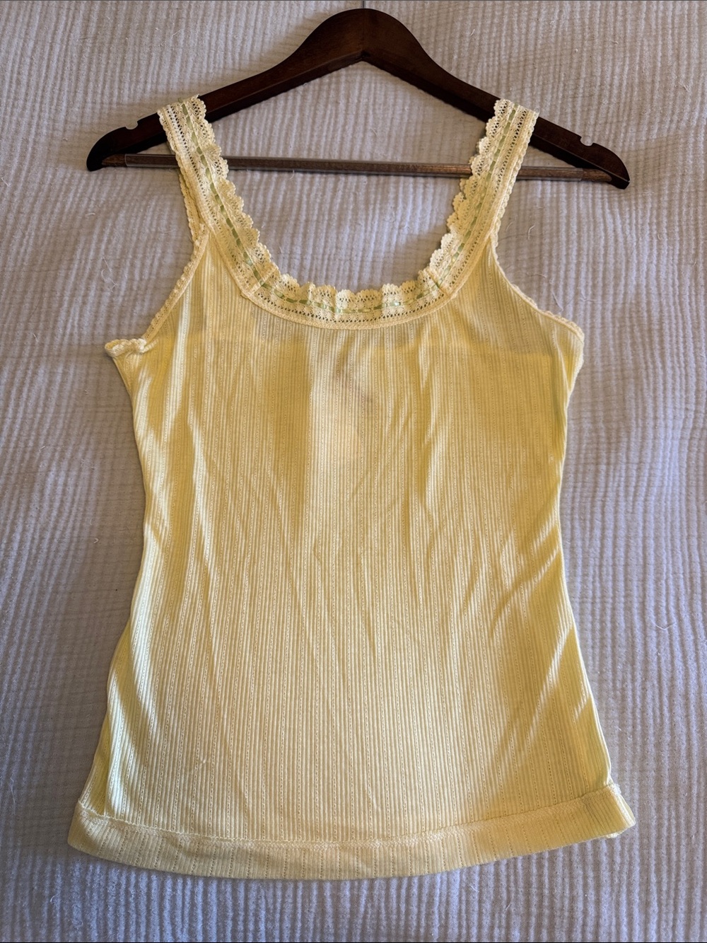 Free People Lace-Trim Tank